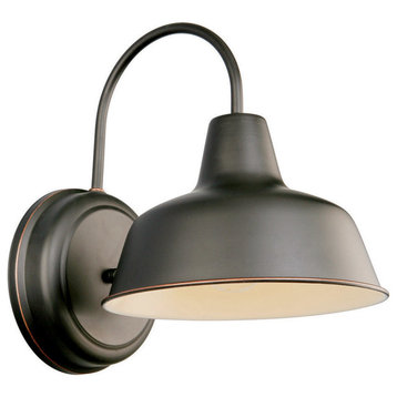 Design House 519504 Mason 11" Tall Wall Sconce - Oil Rubbed Bronze