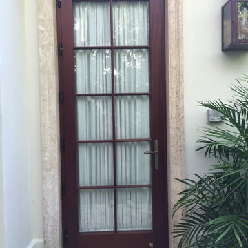 Coral stone Windows and Doors Mouldings and Pavers combined with Colombian Brake