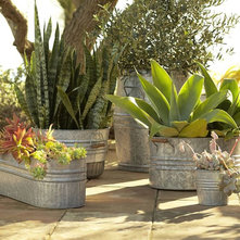 Eclectic Outdoor Pots And Planters by Pottery Barn