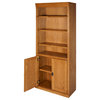 Huntington Oxford Wood Bookcase With Doors