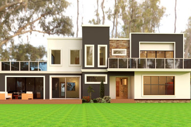 Modern exterior home idea in Other