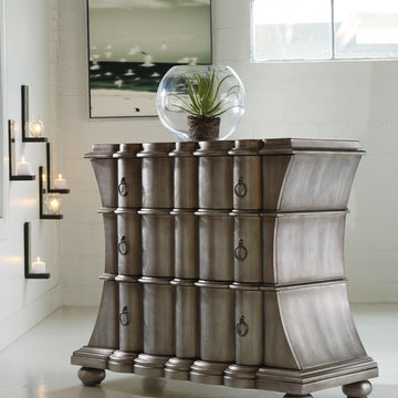 Scalloped Zinc Chest from Hooker Furniture