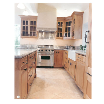 Alder flush inset cabinets in Carmel