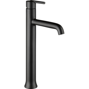 Delta 759-DST Trinsic 1.2 GPM 1 Hole Vessel Bathroom Faucet - - Matte Black