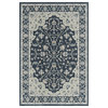 Traditional Twilight Floral Area Rug, 5'3" X 7'6"