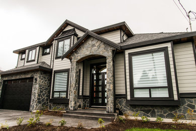 Home design - contemporary home design idea in Vancouver