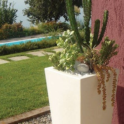 Kabin High Outdoor Pot by Serralunga - Outdoor Pots And Planters