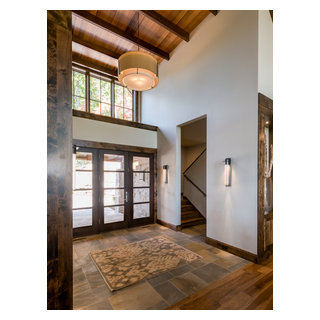 Walnut Cove Residence - Rustic - Entry - Other - by Northside Design ...