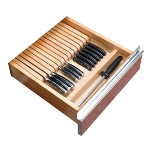 Wusthof Acacia In Drawer 7 Slot Knife Organizer Tray