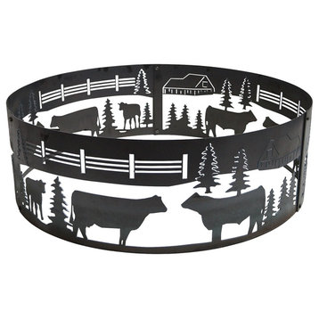 Cows On The Farm Fire Ring, 30", 60