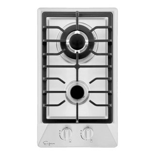 Cosmo 36 in. Gas Cooktop in Stainless Steel with 6 Italian Made