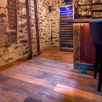 Wide Plank Antique Oak Flooring