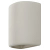 Eliot Half Cylinder Indoor Wall Light, Bisque Dark Gray