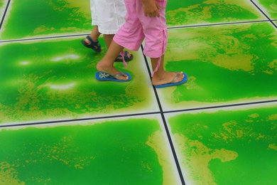 Childrens play area - Liquid filled tiles