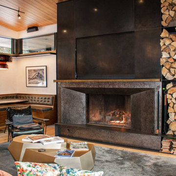 Ross Peak Great Room Guillotine Fireplace