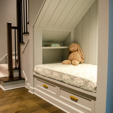 Basement Playroom and Book Nook, Weston, Ct