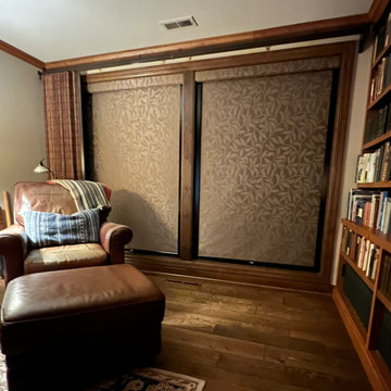 East Troy- Roller Shades with tracks, Roman Shades
