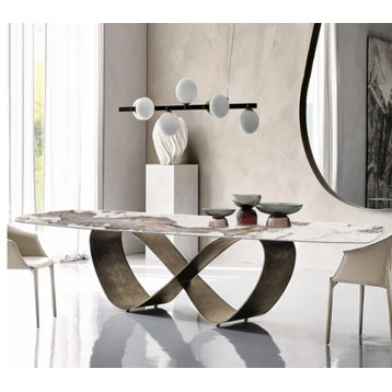 Modern Home Marble Top Dinning Table