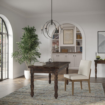 Turned Leg Writing Desk