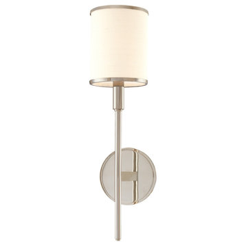 Aberdeen 1-Light Wall Sconce, Polished Nickel
