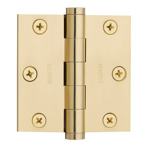 Black Baldwin 1040190I Square Mortise Hinge