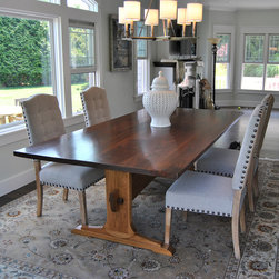Arched Trestle Harvest Table - Dining Tables