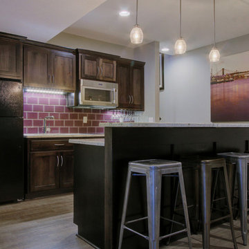 Custom Cabinetry for Basement Finish