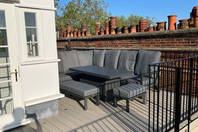 Roof Terrace creation for family home near Sloane Square. London SW1W