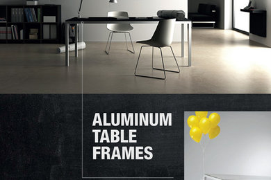 Aluminum table frames