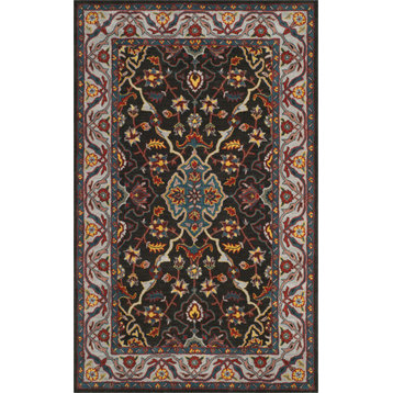Safavieh Heritage HG737A 8'x10' Charcoal/Ivory Rug