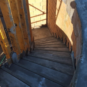 Como curved staircase