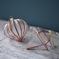 Copper Glass Christmas Decoration - Christmas Ornaments