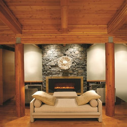 Amantii Artisan Series Electric Wall Fireplace 58" - Indoor Fireplaces
