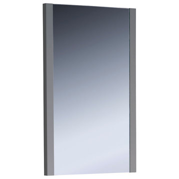 Fresca FMR6224 Torino 32" x 20" Framed Bathroom Mirror - Gray