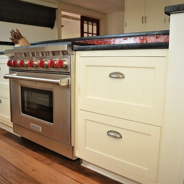 Bright Farmhouse Kitchen with a Copper Twist