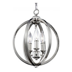 Lovely 3 Light Pendant lighting by Feiss Corinne - Lighting