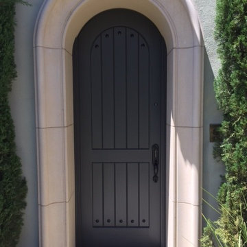 Custom Wood Gate by Garden Passages
