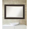 Paragon Bronze Beveled Bathroom Wall Mirror - 42.5 x 30.5 in.