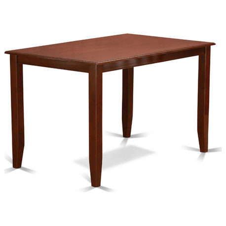 Buckland Counter Height Rectangular Table 30"X48" In Mahogany Finish