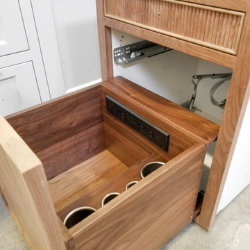 Vanity In-Drawer Outlet with Canisters