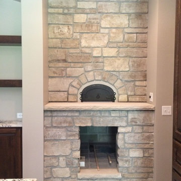 Indoor Custom Installation with CBO-750 DIY Oven Kit by Chicago Brick Oven