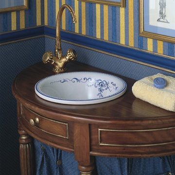 Powder Room Vignette in French Empire Style