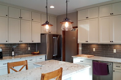 Inspiration for a transitional kitchen remodel in Indianapolis