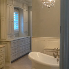 Master Bath with custom cabinetry