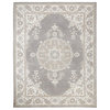 Alcott Gray Cotton Woven Persian Rug, 8'x10'