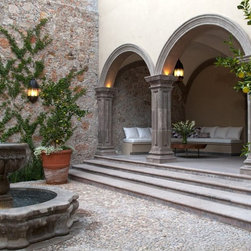 Limestone Columns - Columns And Capitals