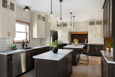 Transitional kitchen photo in Minneapolis