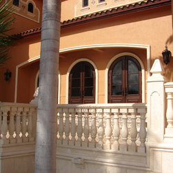 Mahogany Arched Impact Doors - Products