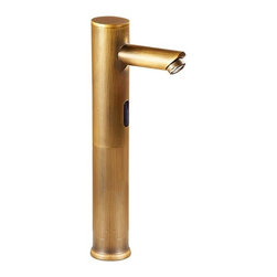 Dodona Antique Brass Finish Sensor Faucet - Bathroom Sink Faucets