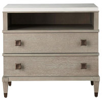 Universal Furniture Playlist Two Drawer Nightstand, Smoke